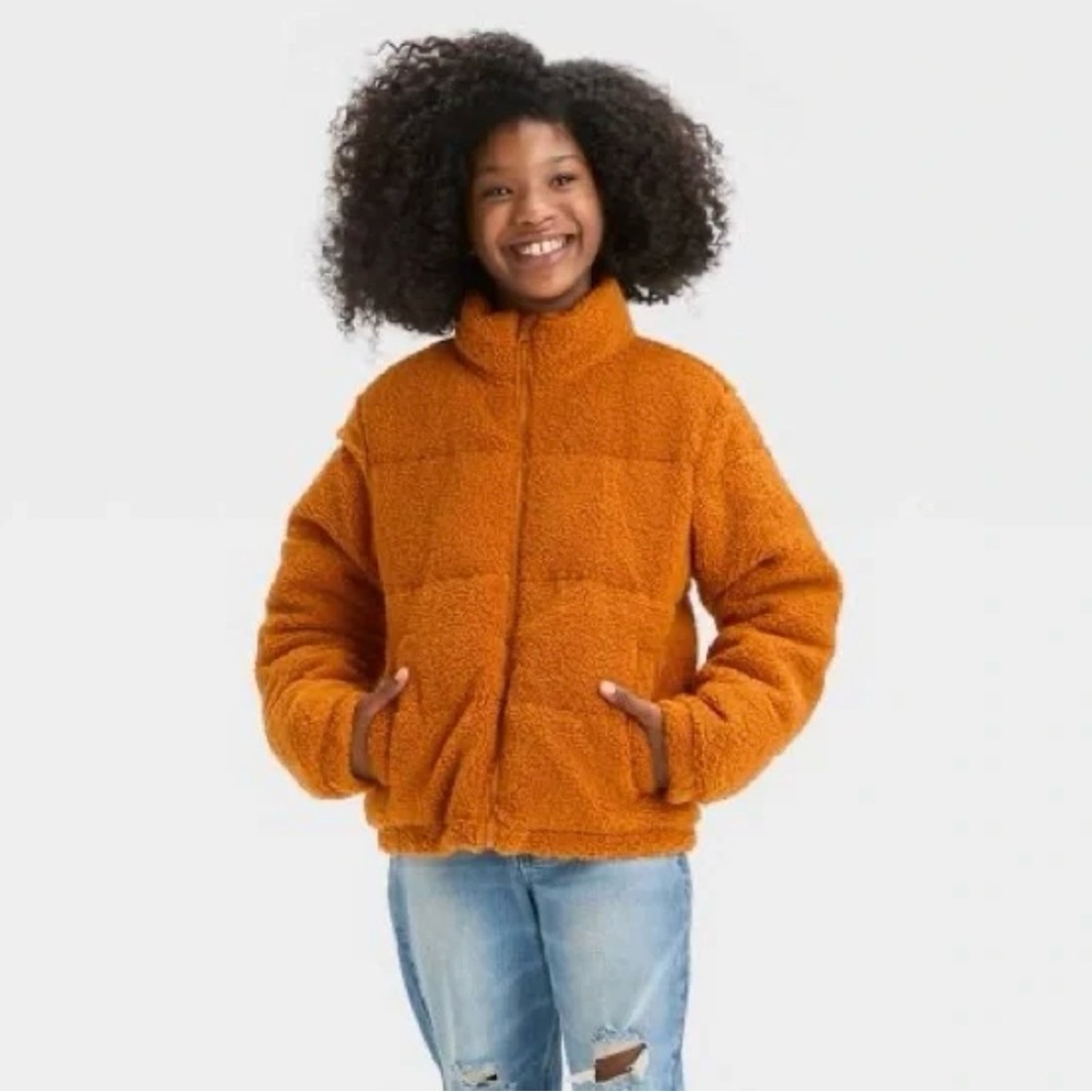 Art class | Sherpa Puffer Jacket